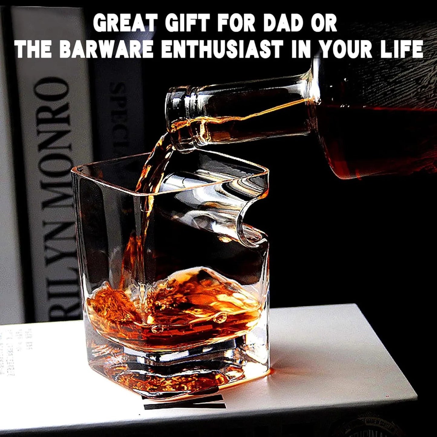 Personalized Cigar Whiskey Glass Gift