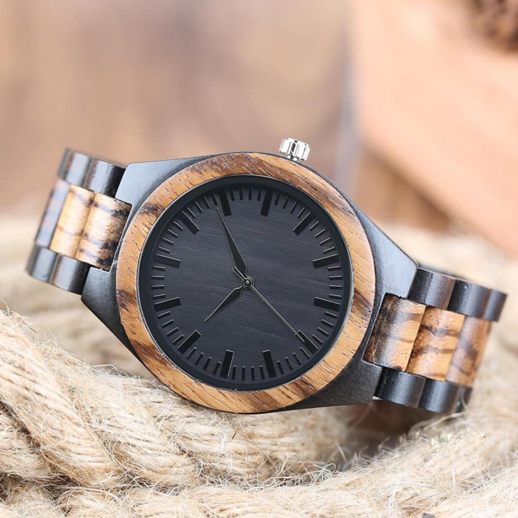 Classic Walnut Wood Men's Watch