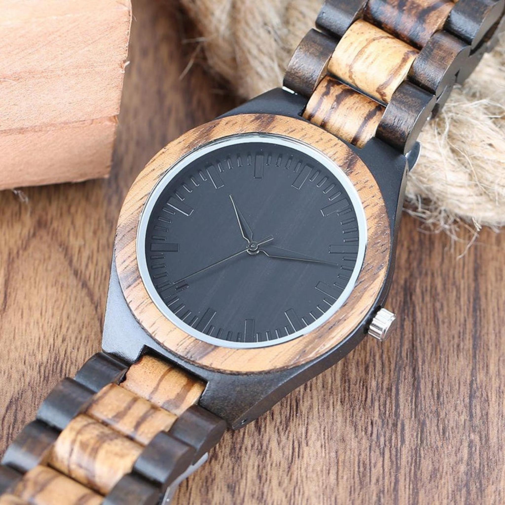 Classic Walnut Wood Men's Watch